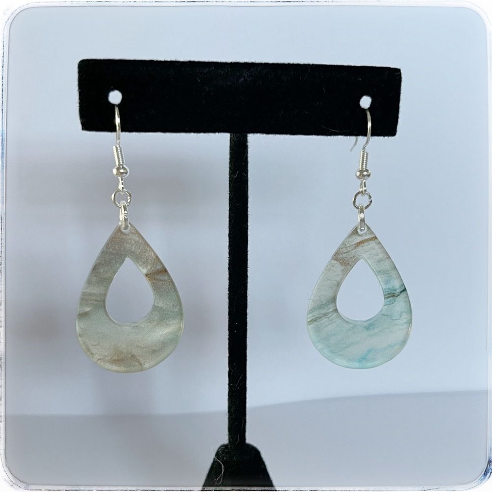 Handmade laser cut acrylic earrings